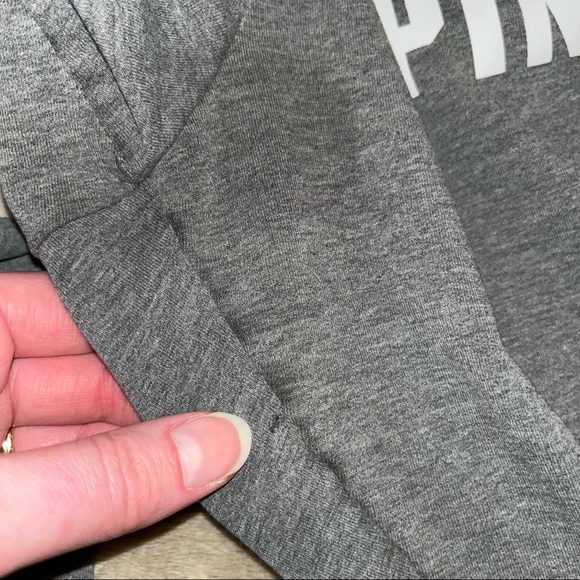 PINK Victoria’s Secret Gray Joggers Size Medium - Picture 8 of 9